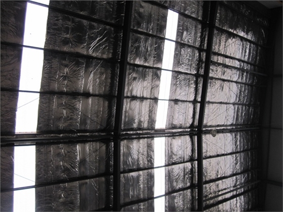 火車(chē)站候車(chē)室天棚吊頂保溫結構