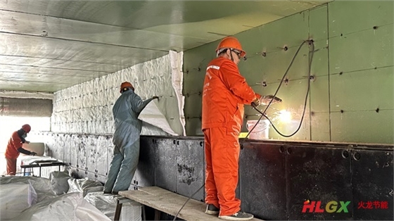 接焦車(chē)除塵罩保溫