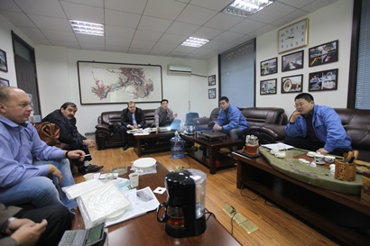 俄羅斯客戶(hù)來(lái)訪(fǎng)火龍節能