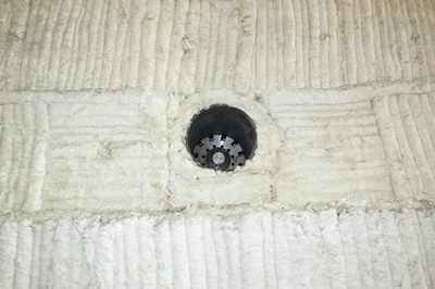 陶瓷纖維爐襯燒嘴處理 陶瓷纖維爐襯燒嘴處理