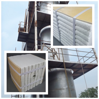 ?；⒅榕蛎洜t用陶瓷纖維保溫材料