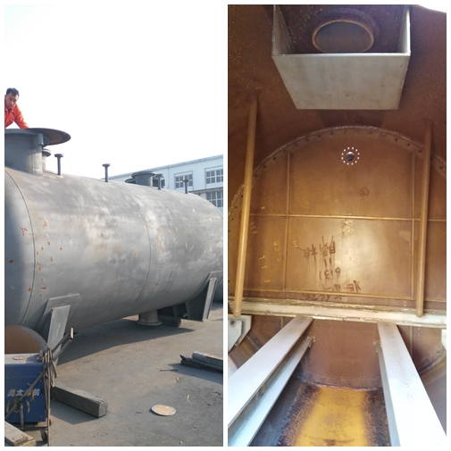 克勞倫斯轉化器保溫施工前