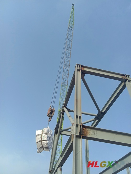 山西潞新鋼鐵脫硝煙道內襯